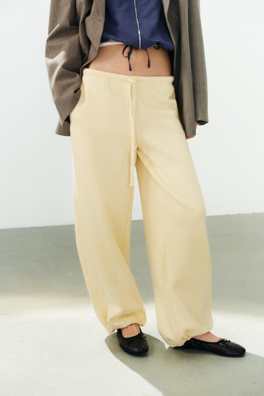 Basic Straight Plush Trousers