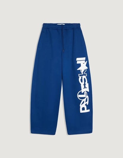 Balloon Trousers with Side Print