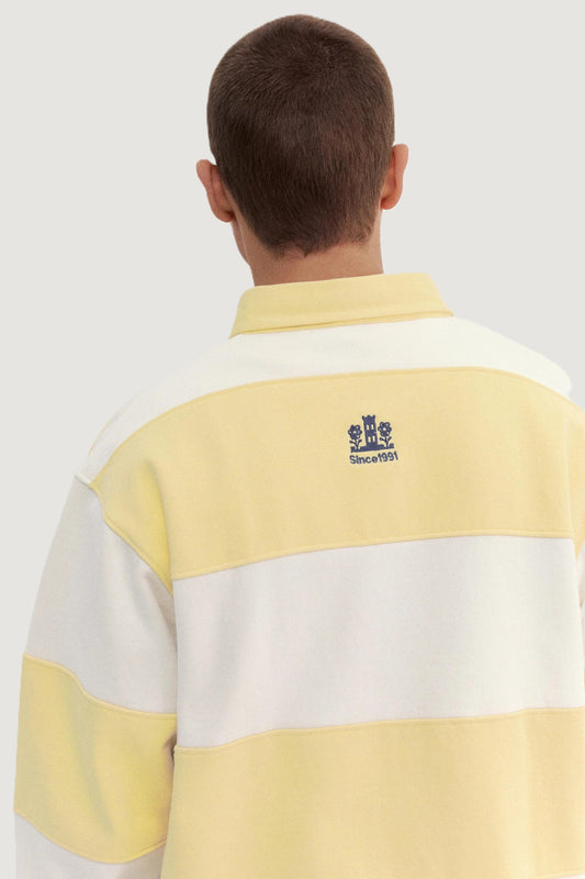 Paneled Polo Shirt