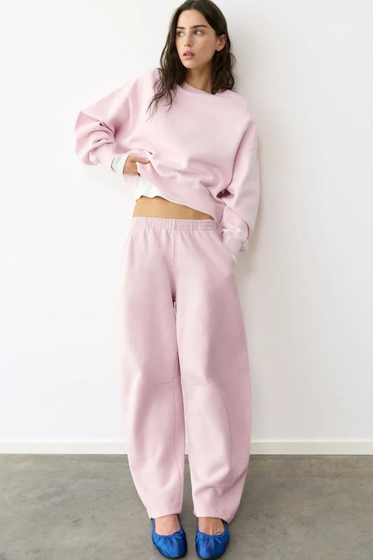 Barrel-leg Joggers