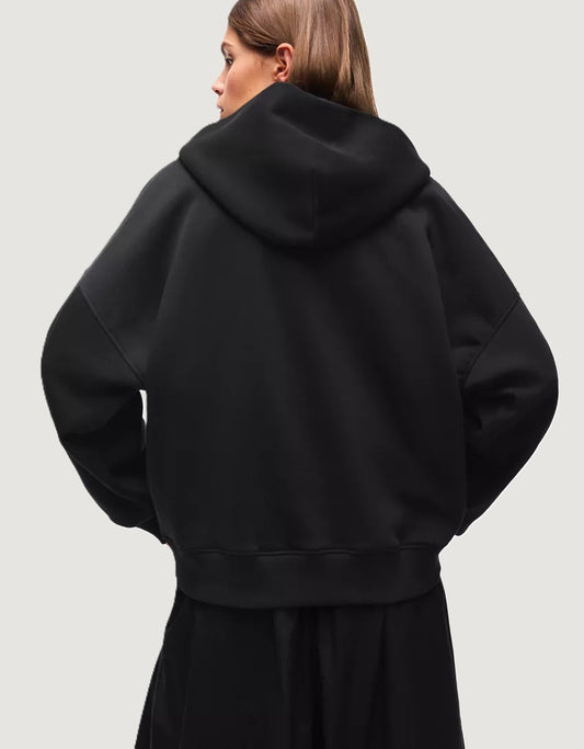 Oversize ZIp-Up Hood Sweatshirt