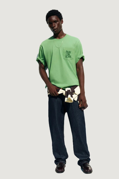 Regular Fit Graphic Pocket T-shirt