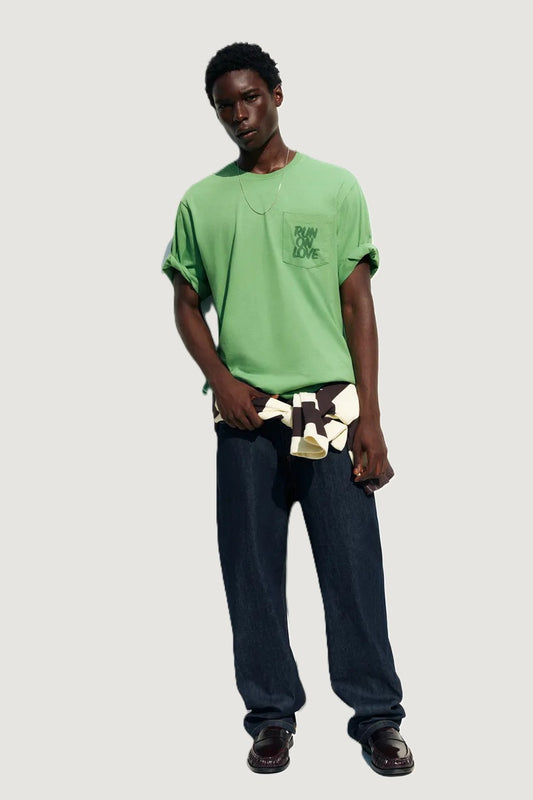 Regular Fit Graphic Pocket T-shirt