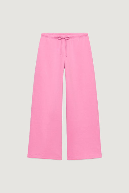Basic Straight Plush Trousers
