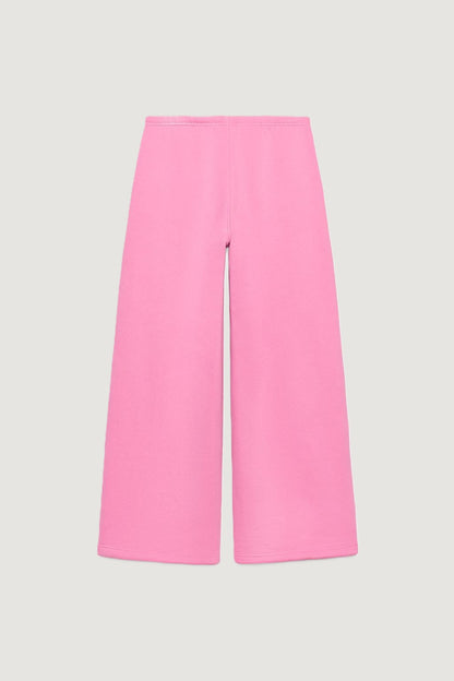 Basic Straight Plush Trousers