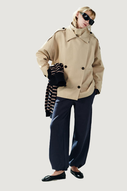 Basic Straight Plush Trousers