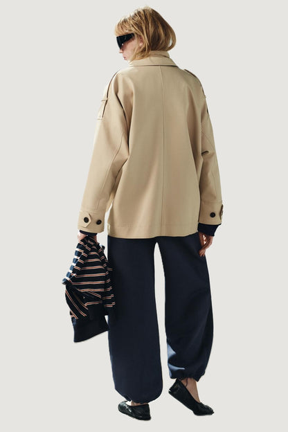 Basic Straight Plush Trousers