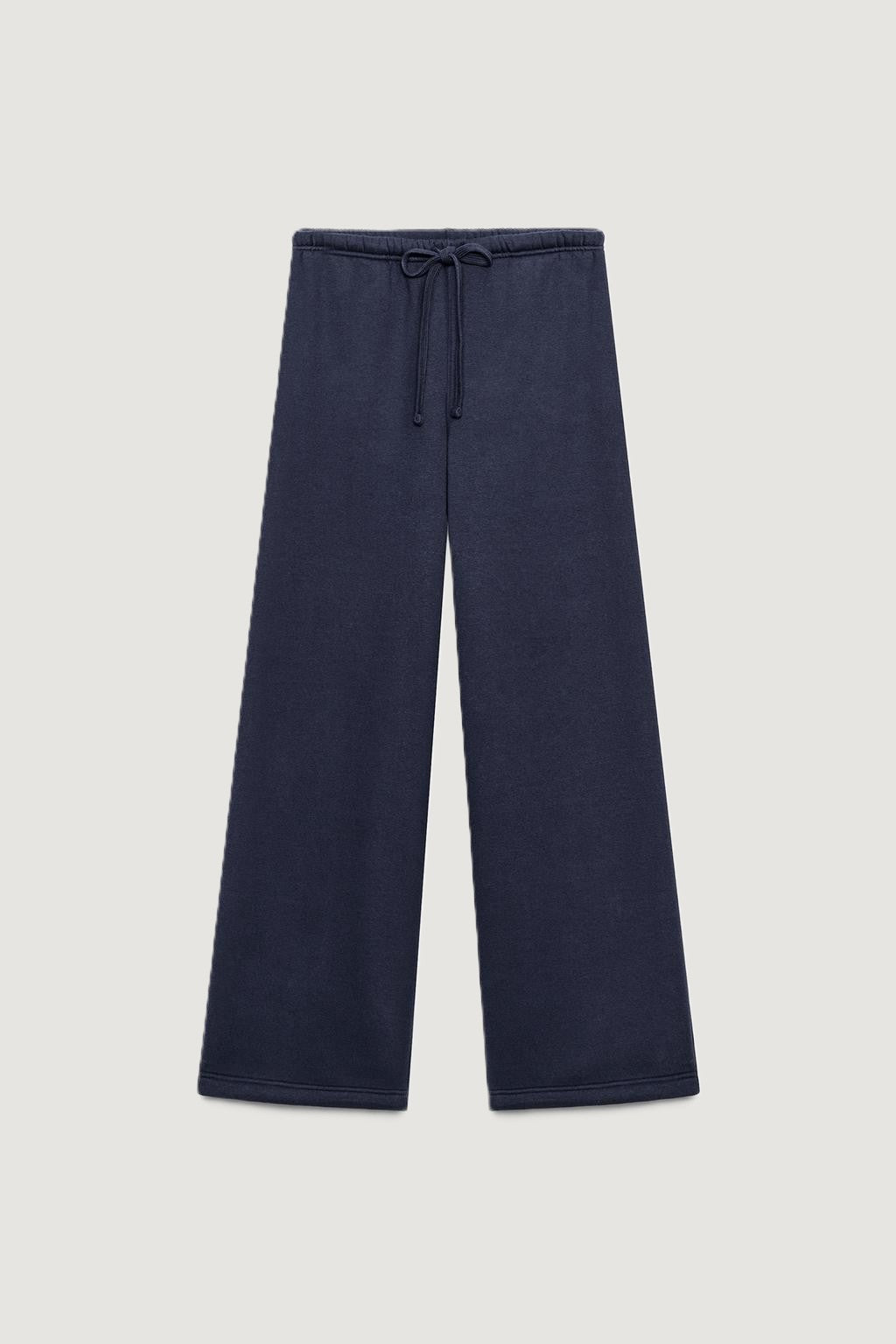 Basic Straight Plush Trousers