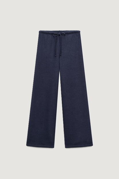 Basic Straight Plush Trousers