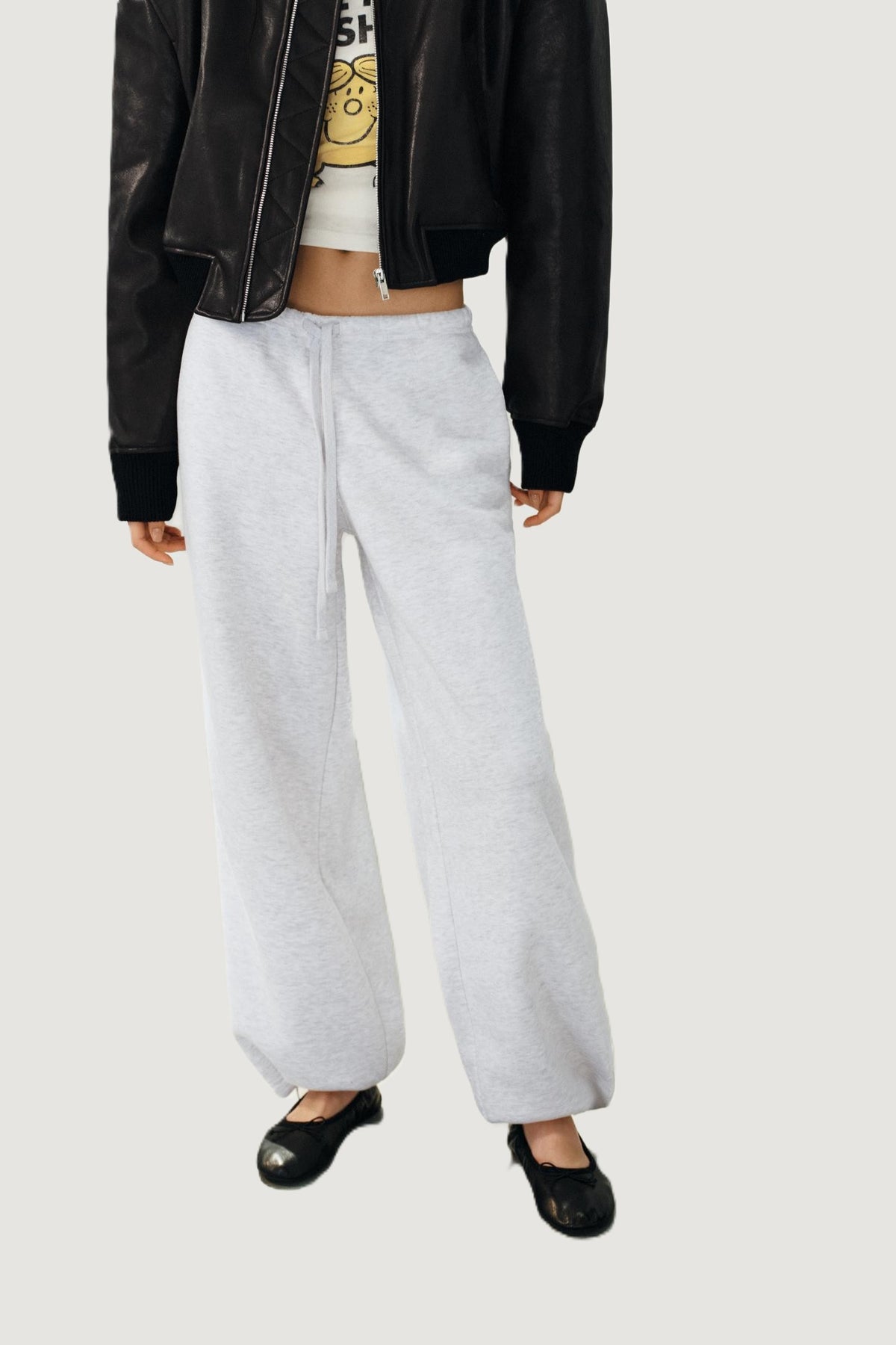 Basic Straight Plush Trousers