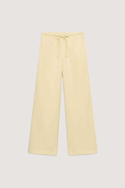 Basic Straight Plush Trousers