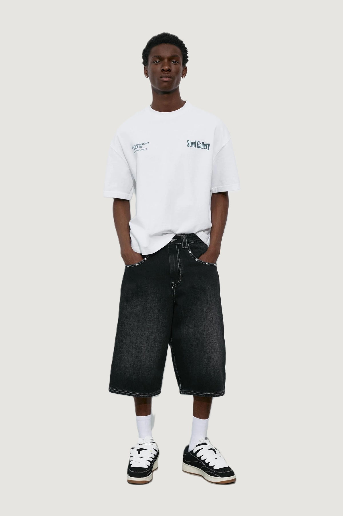 Super Baggy Studded Jorts